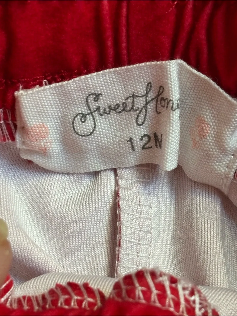 Sweet honey brand heart print 2-piece set size 12 months NWT